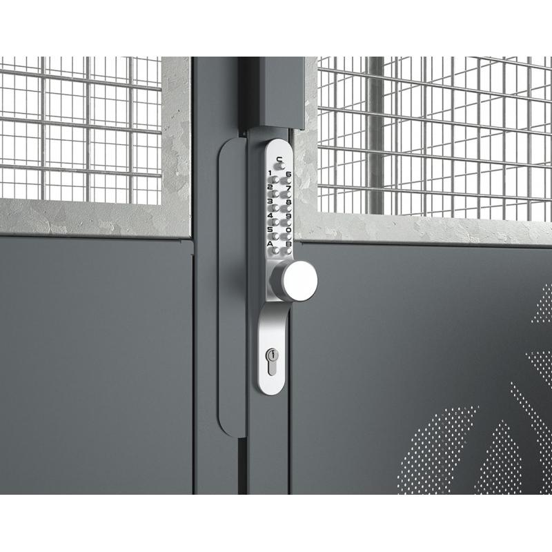 Refugi per bicicletes i motos Bòveda amb portes